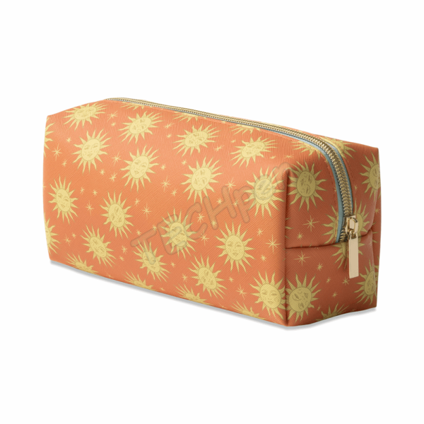 DESIGNWORKSINK DWLP-1001EU VEGAN LEATHER POUCH - TERRACOTTA SUN