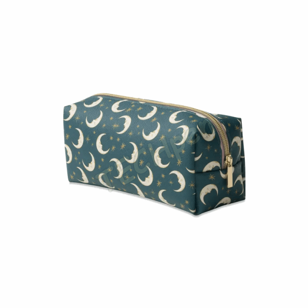 DESIGNWORKSINK DWLP-1002EU VEGAN LEATHER POUCH - TEAL MOON