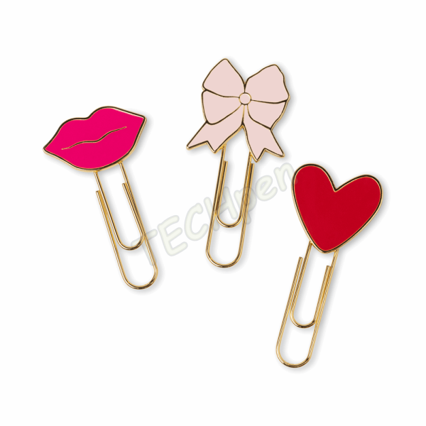 DESIGNWORKSINK PWC-1001EU SET OF 3 PAPERCLIPS - LOVE