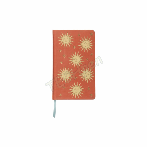 DESIGNWORKSINK JB85-2222EU CELESTIAL BOOKCLOTH JOURNAL - TERRACOTTA SUN (FSC MIX CREDIT)