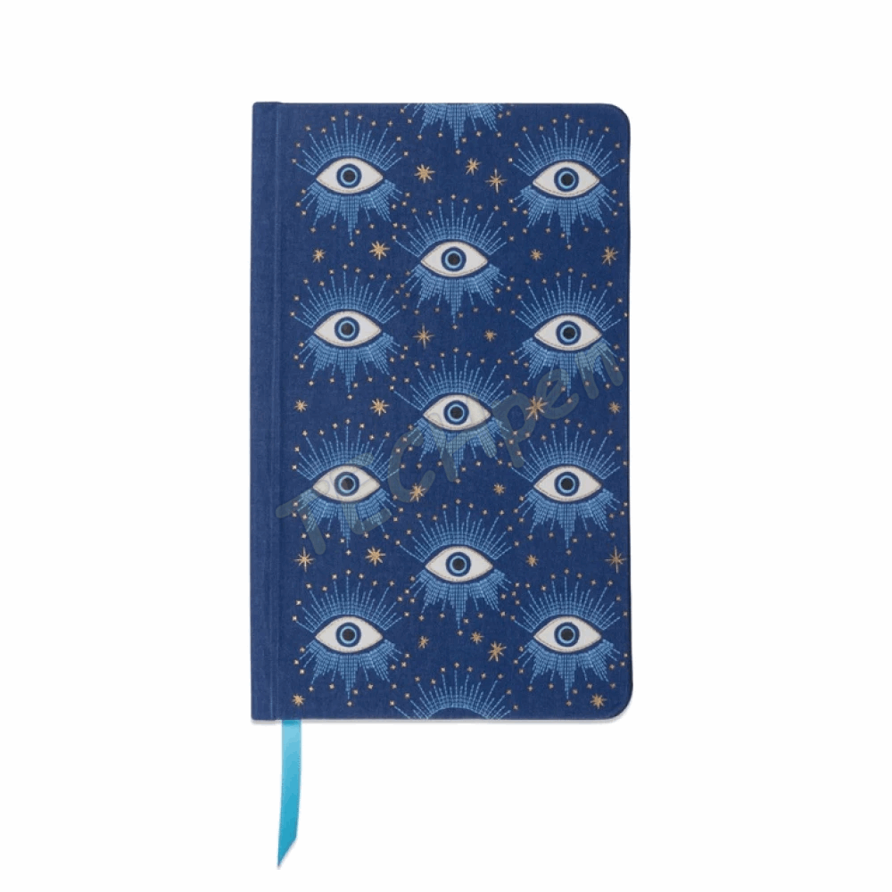 DESIGNWORKSINK JB85-2225EU CELESTIAL BOOKCLOTH JOURNAL - STARRY EYED (FSC MIX CREDIT)