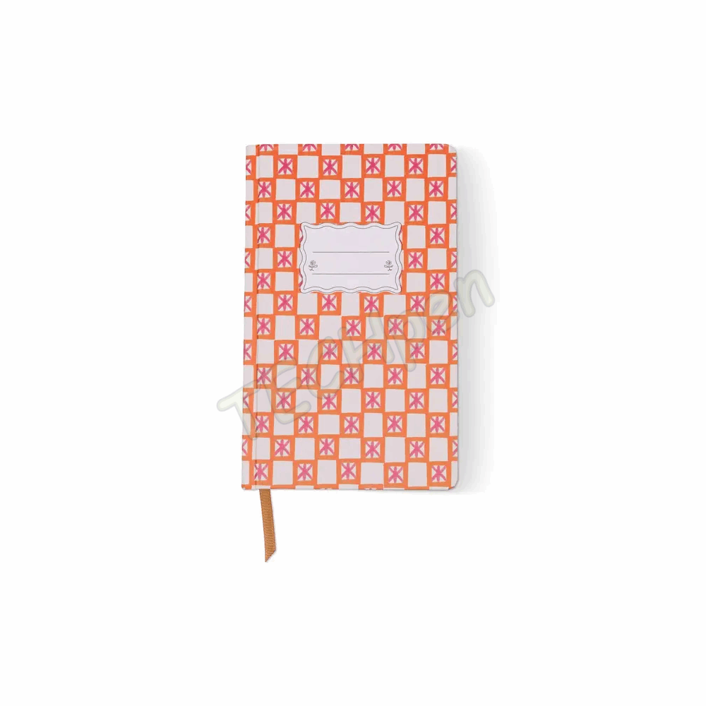 DESIGNWORKSINK JB85-2227EU TULIP JOURNAL - ORANGE CHECK