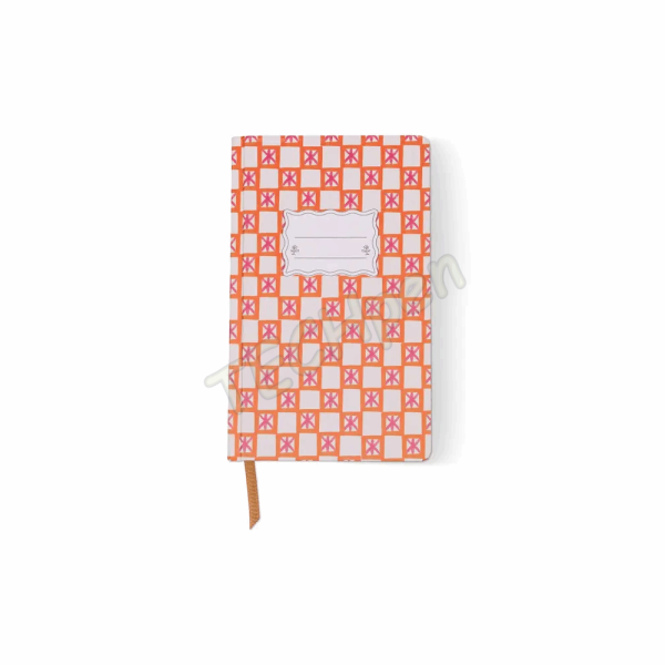 DESIGNWORKSINK JB85-2227EU TULIP JOURNAL - ORANGE CHECK