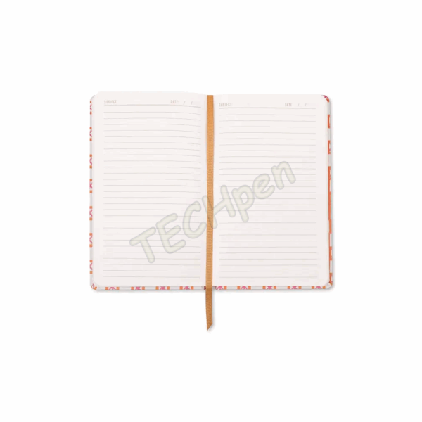 DESIGNWORKSINK JB85-2227EU TULIP JOURNAL - ORANGE CHECK