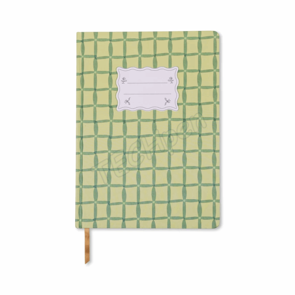 DESIGNWORKSINK JD80-1022EU TULIP JUMBO JOURNAL - GREEN LATTICE