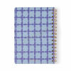 DESIGNWORKSINK JTW68-1018EU TULIP A5 TWIN WIRE NOTEBOOK - BLUE LATTICE
