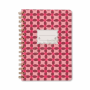 DESIGNWORKSINK JTW68-1019EU TULIP A5 TWIN WIRE NOTEBOOK - PINWHEEL PINK