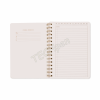 DESIGNWORKSINK JTW68-1020EU TULIP A5 TWIN WIRE NOTEBOOK - GREEN LATTICE