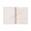 DESIGNWORKSINK JTW68-1020EU TULIP A5 TWIN WIRE NOTEBOOK - GREEN LATTICE