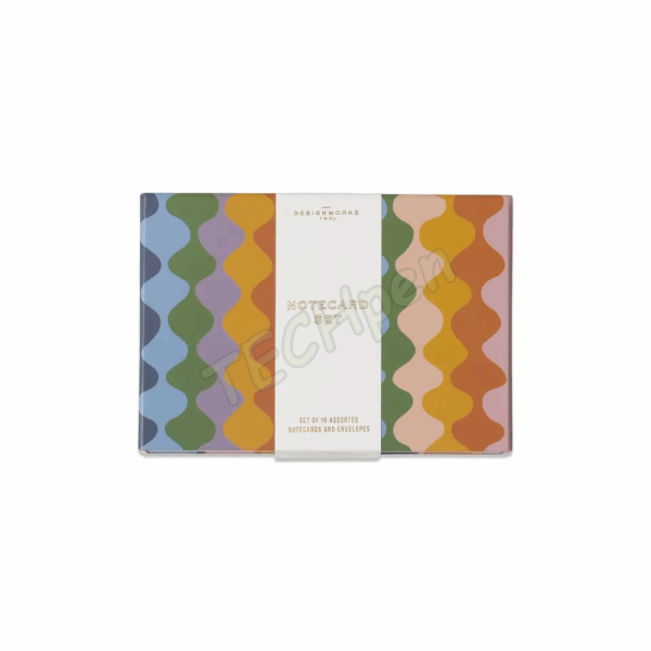 DESIGNWORKSINK NCS-1001EU A DOPO NOTECARDS - SET OF 16 ASSORTED (FSC MIX CREDIT)