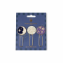 DESIGNWORKSINK PWC-1005EU SET OF 3 PAPERCLIPS - CELESTIAL