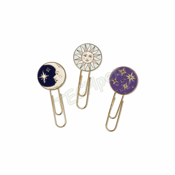 DESIGNWORKSINK PWC-1005EU SET OF 3 PAPERCLIPS - CELESTIAL