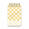 DESIGNWORKSINK ST46-1003 TWIN WIRE CHUNKY NOTEPAD - CHECKS