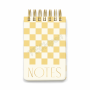 DESIGNWORKSINK ST46-1003 TWIN WIRE CHUNKY NOTEPAD - CHECKS