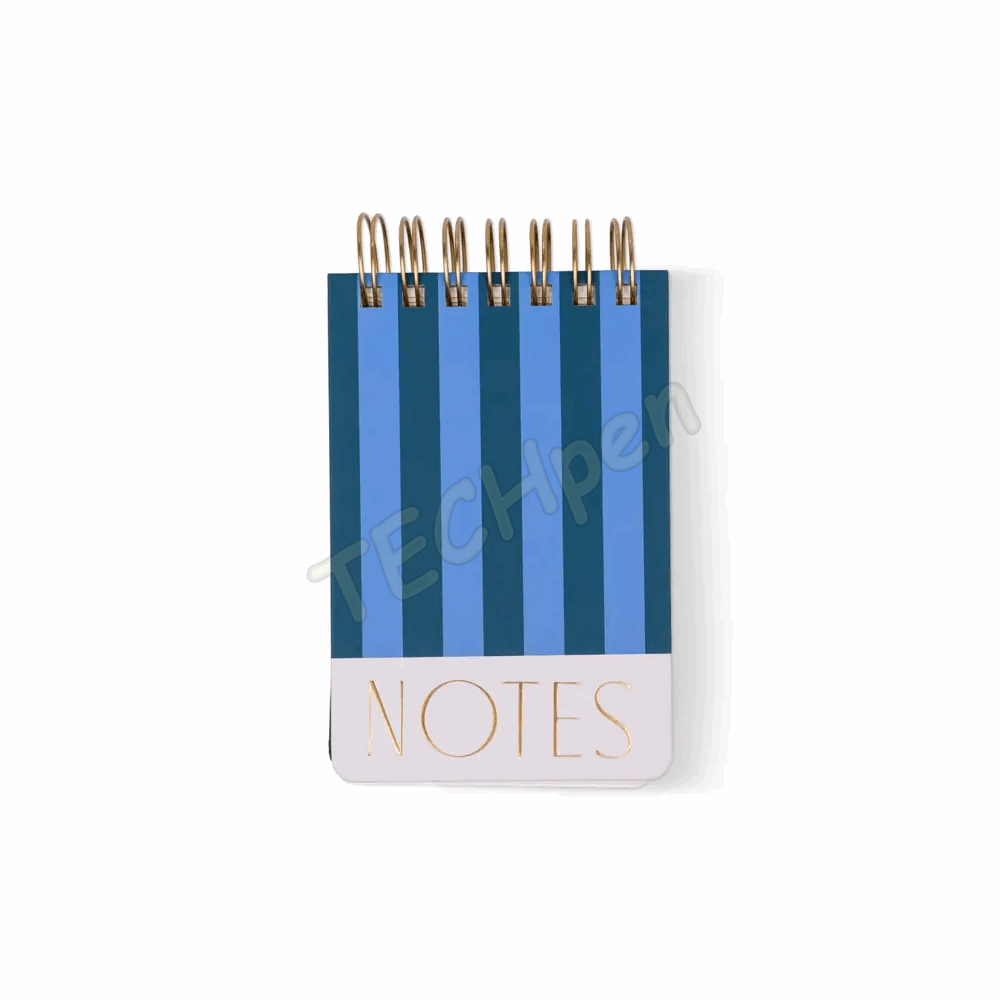 DESIGNWORKSINK ST46-1008EU TWIN WIRE CHUNKY NOTEPAD - BLUE + NAVY