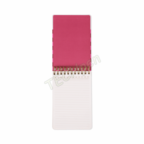 DESIGNWORKSINK ST68-1004EU LARGE CHUNKY NOTEPAD - BURGUNDY + PINK