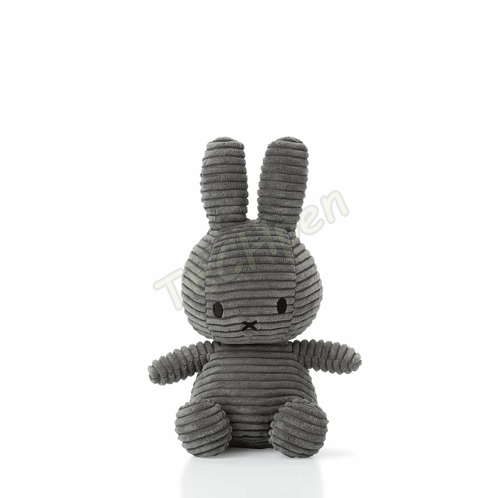 BONTON MIFFY SITTING CORDUROY GREY - 23 CM - 9