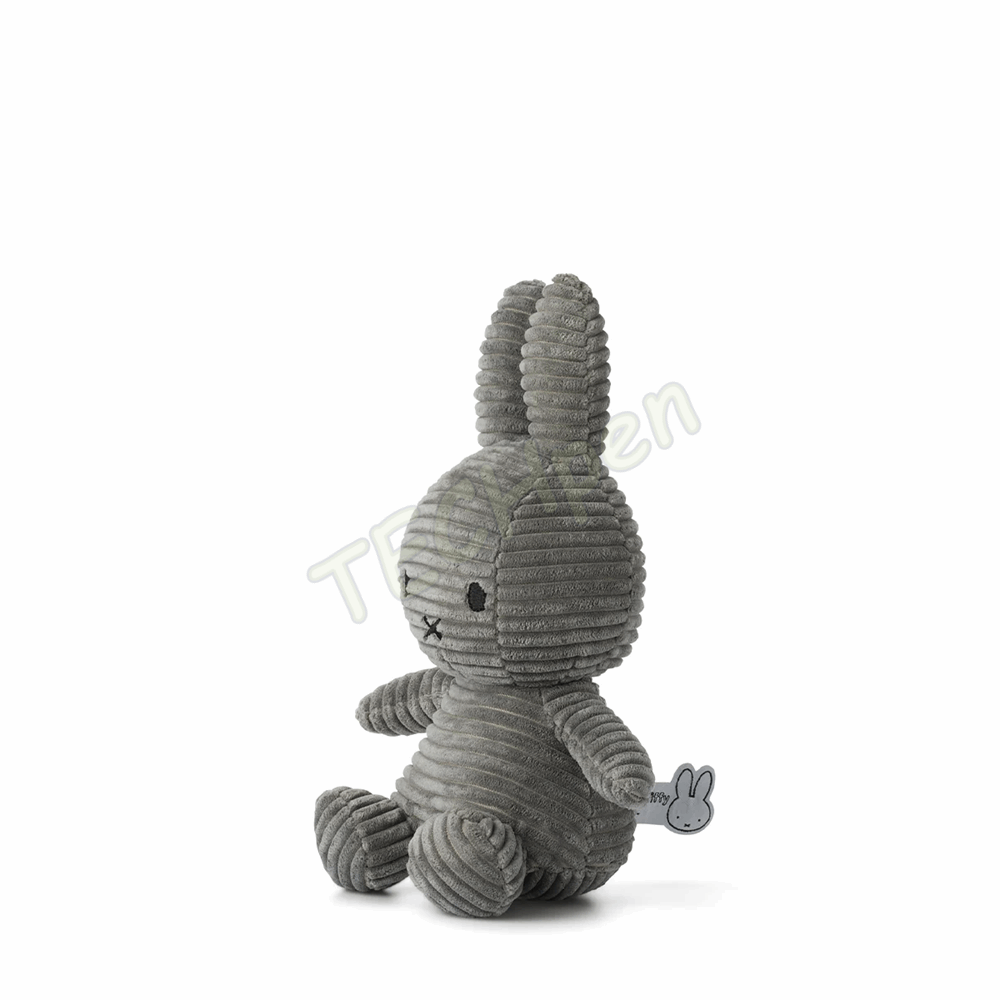 BONTON MIFFY SITTING CORDUROY GREY - 23 CM - 9
