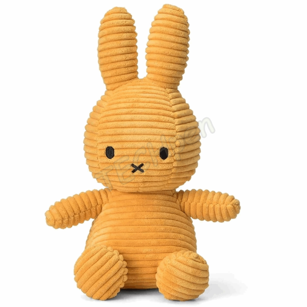BONTON 24182607 Miffy ECO Corduroy Yellow- 23 cm - 9