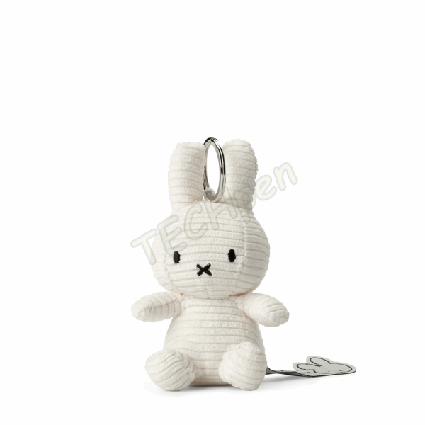BONTON 24205080 Miffy Keychain ECO Corduroy Offwhite - 10 cm - 4