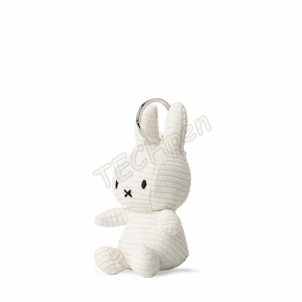 BONTON 24205080 Miffy Keychain ECO Corduroy Offwhite - 10 cm - 4