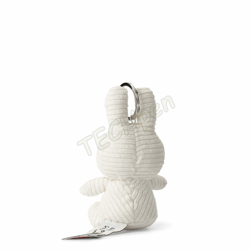 BONTON 24205080 Miffy Keychain ECO Corduroy Offwhite - 10 cm - 4
