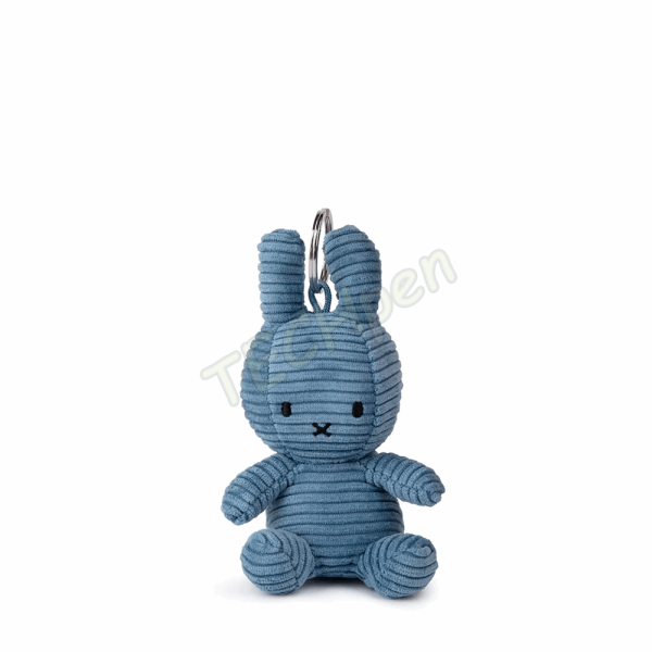 BONTON 24205084 Miffy Keychain ECO Corduroy Aviator Blue - 10 cm - 4