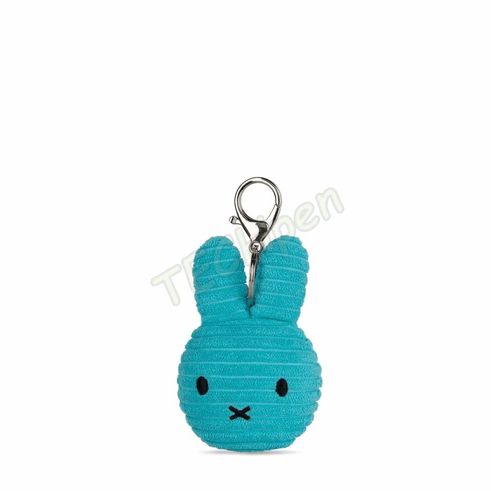 BONTON 24004309 MIFFY FLAT KEYCHAIN ECO CORDUROY - 10 CM - 4 TEAL