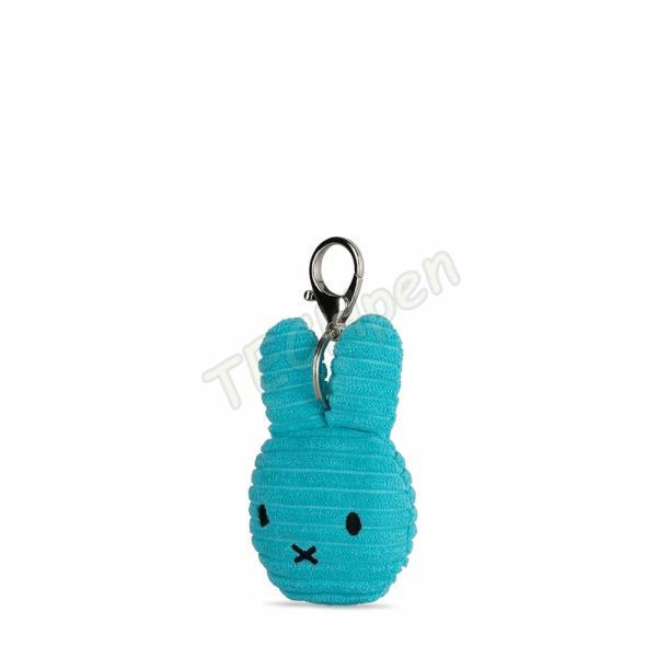 BONTON 24004309 MIFFY FLAT KEYCHAIN ECO CORDUROY - 10 CM - 4 TEAL