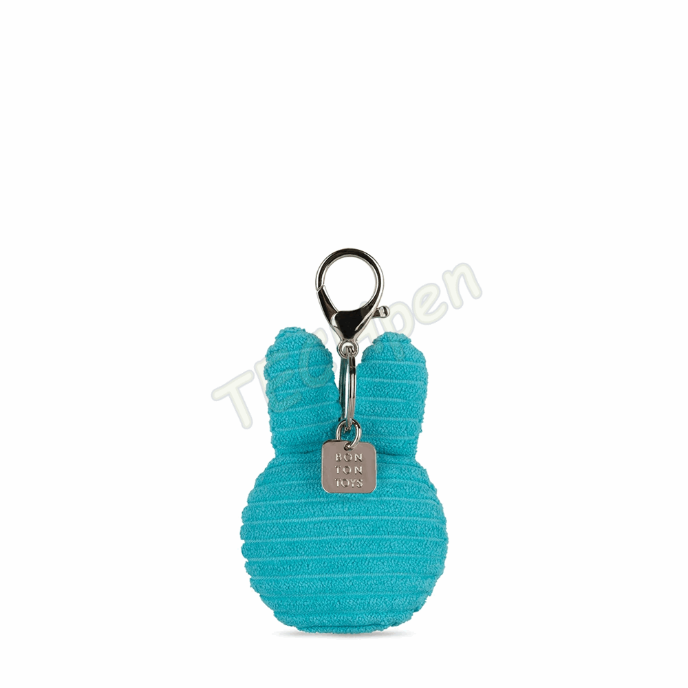 BONTON 24004309 MIFFY FLAT KEYCHAIN ECO CORDUROY - 10 CM - 4 TEAL