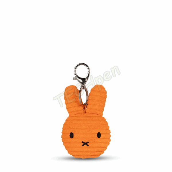BONTON 24004500 MIFFY FLAT KEYCHAIN ECO CORDUROY - 10 CM - 4 ORANGE