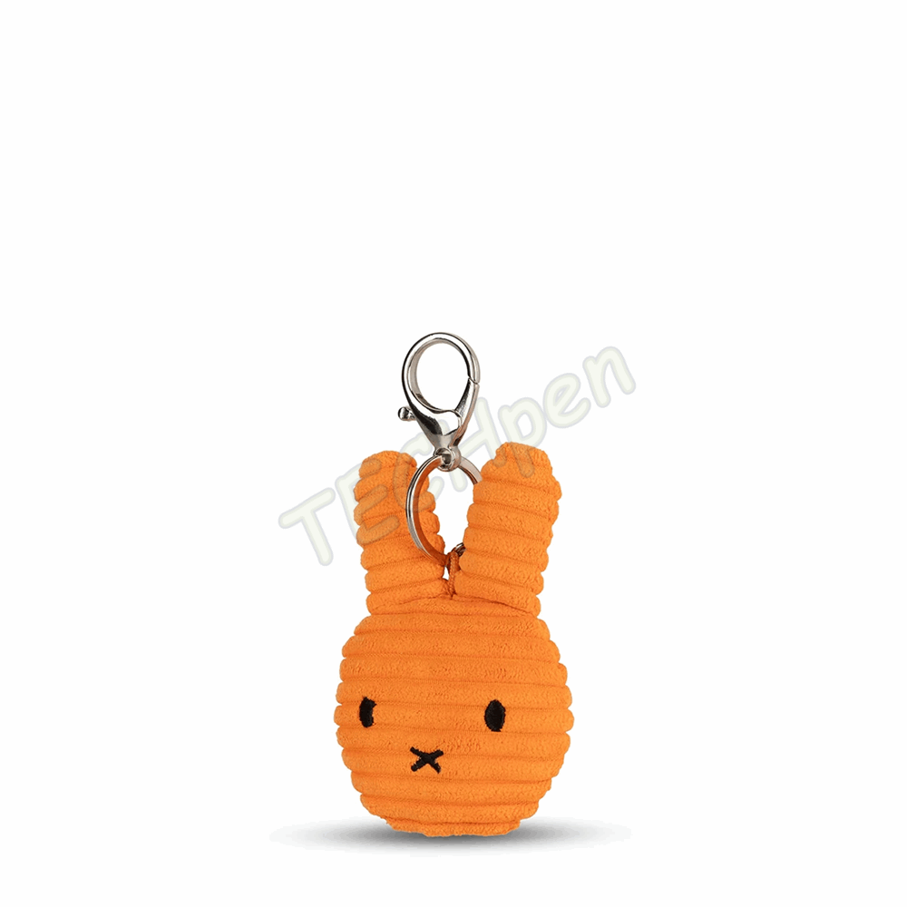 BONTON 24004500 MIFFY FLAT KEYCHAIN ECO CORDUROY - 10 CM - 4 ORANGE