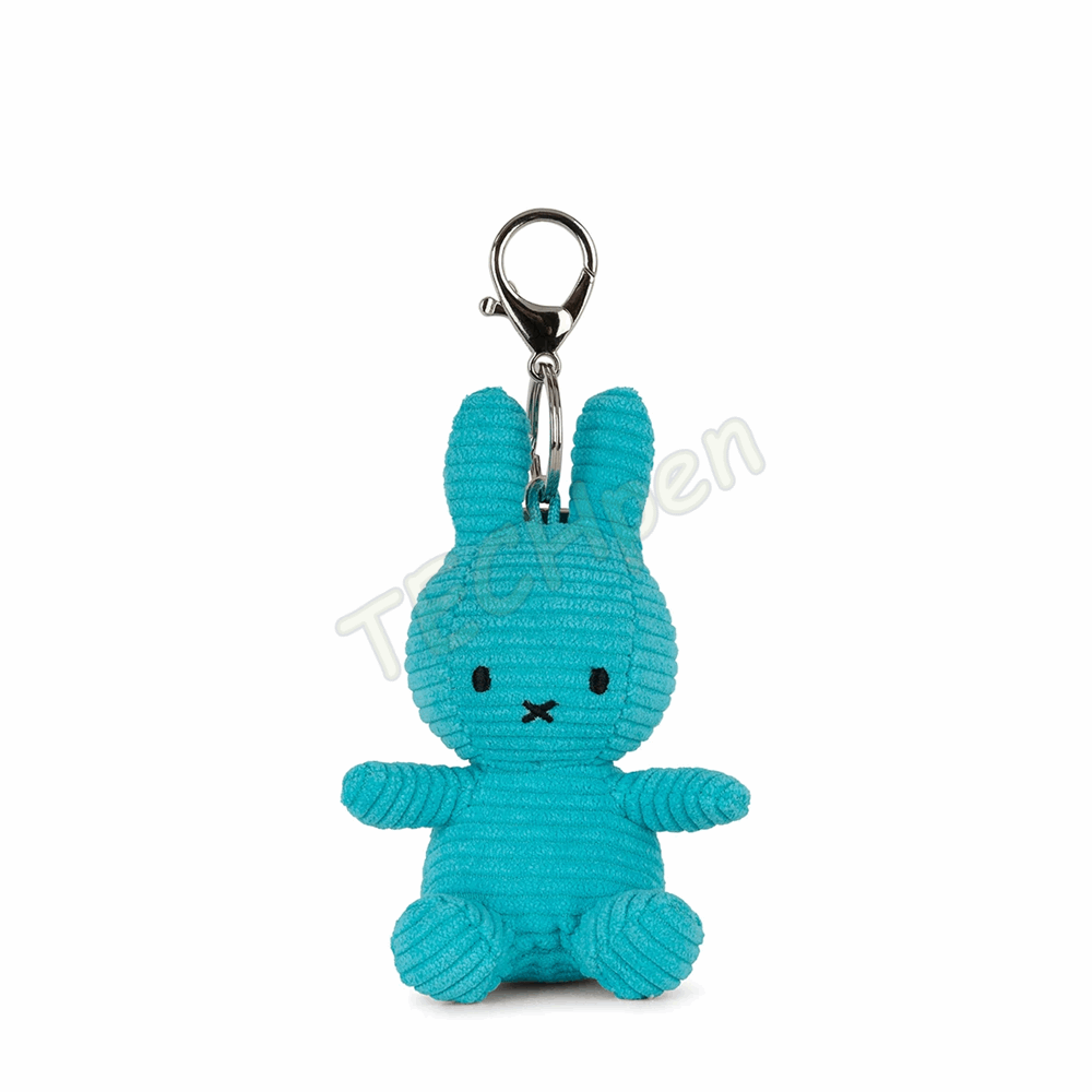 BONTON 24010309 MIFFY KEYCHAIN ECO CORDUROY - 10 CM - 4 TEAL