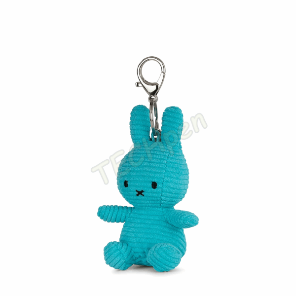 BONTON 24010309 MIFFY KEYCHAIN ECO CORDUROY - 10 CM - 4 TEAL