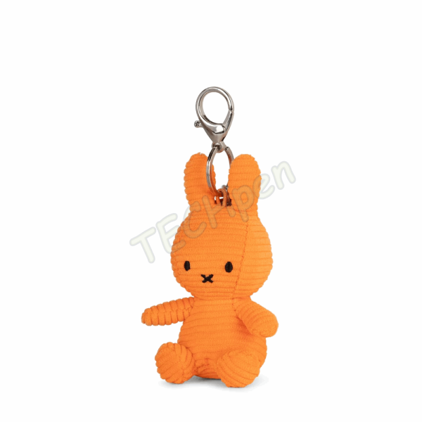 BONTON 24010500 MIFFY KEYCHAIN ECO CORDUROY - 10 CM - 4 ORANGE
