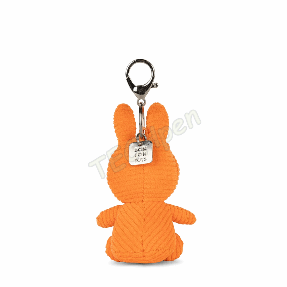 BONTON 24010500 MIFFY KEYCHAIN ECO CORDUROY - 10 CM - 4 ORANGE