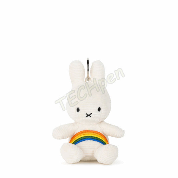 BONTON 24205111 MIFFY RAINBOW KEYCHAIN OFFWHITE - 10 CM - 4