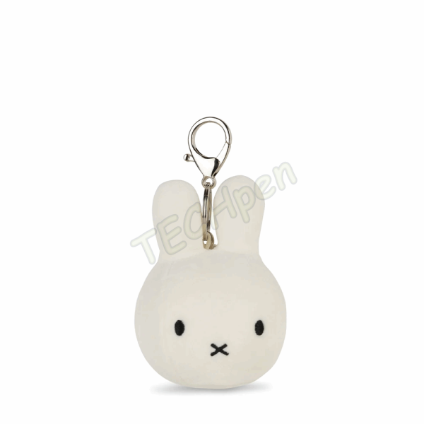 BONTON 24709002 MIFFY SQUISH BALL KEYCHAIN - 9 CM - 3,5 OFFWHITE