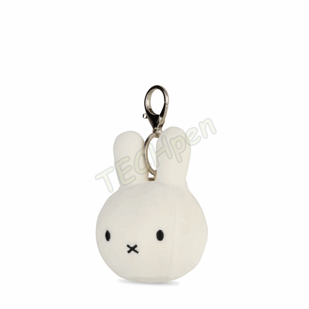 BONTON 24709002 MIFFY SQUISH BALL KEYCHAIN - 9 CM - 3,5 OFFWHITE