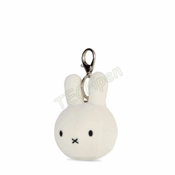 BONTON 24709002 MIFFY SQUISH BALL KEYCHAIN - 9 CM - 3,5 OFFWHITE