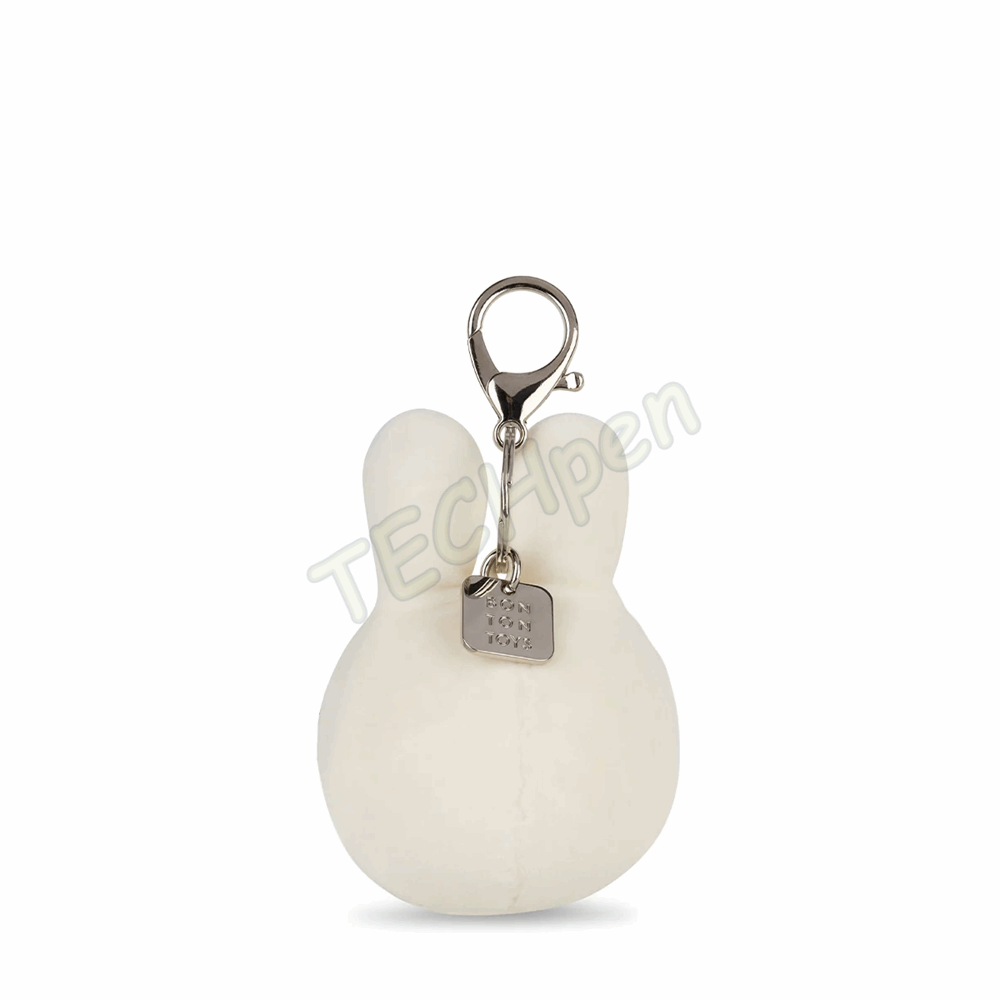 BONTON 24709002 MIFFY SQUISH BALL KEYCHAIN - 9 CM - 3,5 OFFWHITE