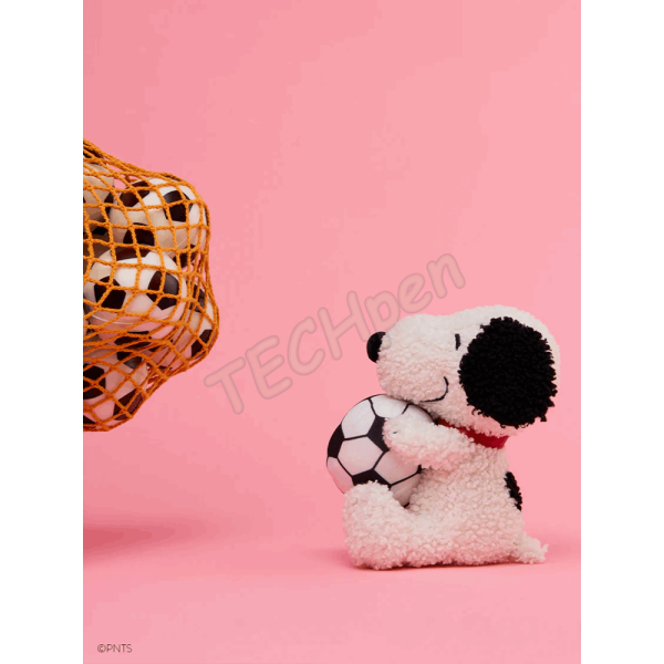 BONTON 33177039 SOCCER SNOOPY - 16 CM - 6 MULTICOLOR