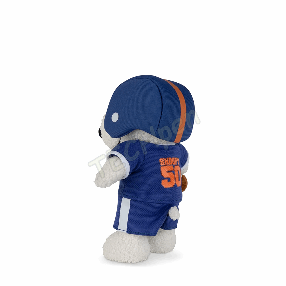 BONTON 33177043 AMERICAN FOOTBALL SNOOPY - 23 CM - 9 CREAM