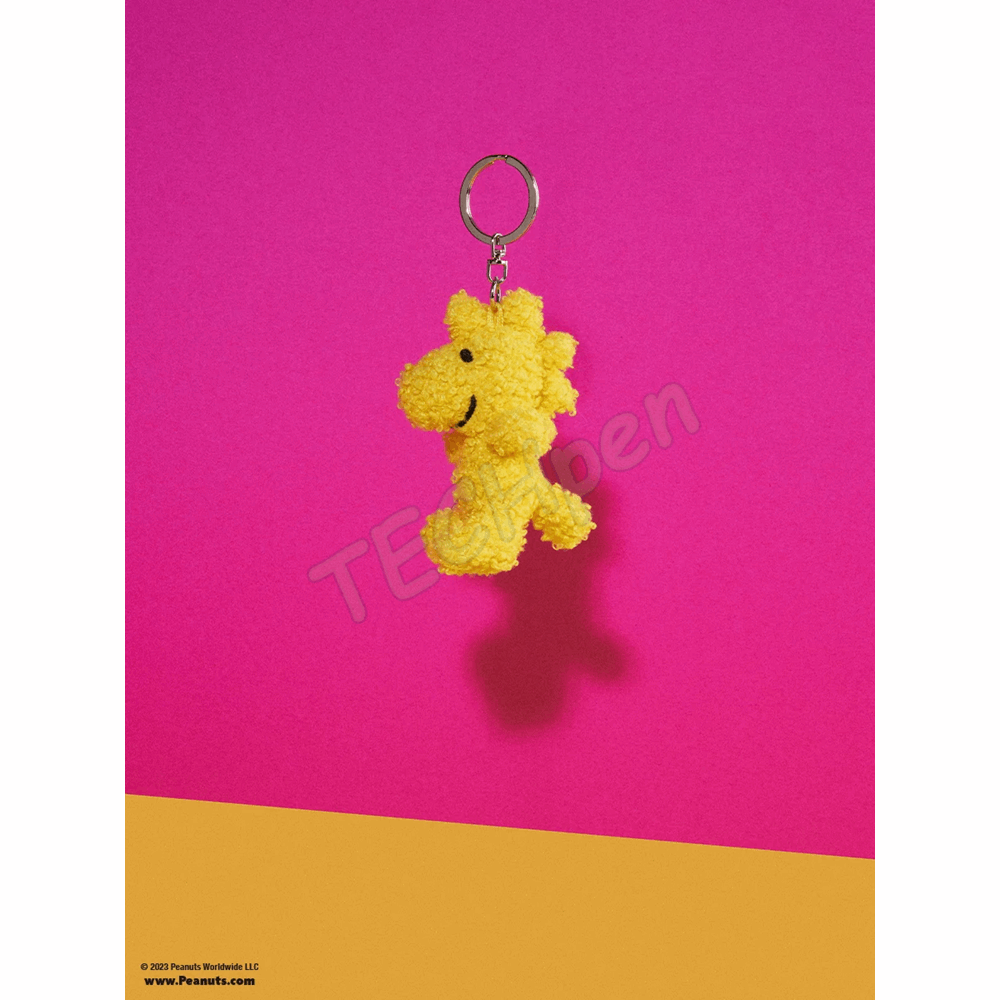BONTON 33205003 Woodstock ECO Tiny Teddy Yellow keychain - 7 cm - 3