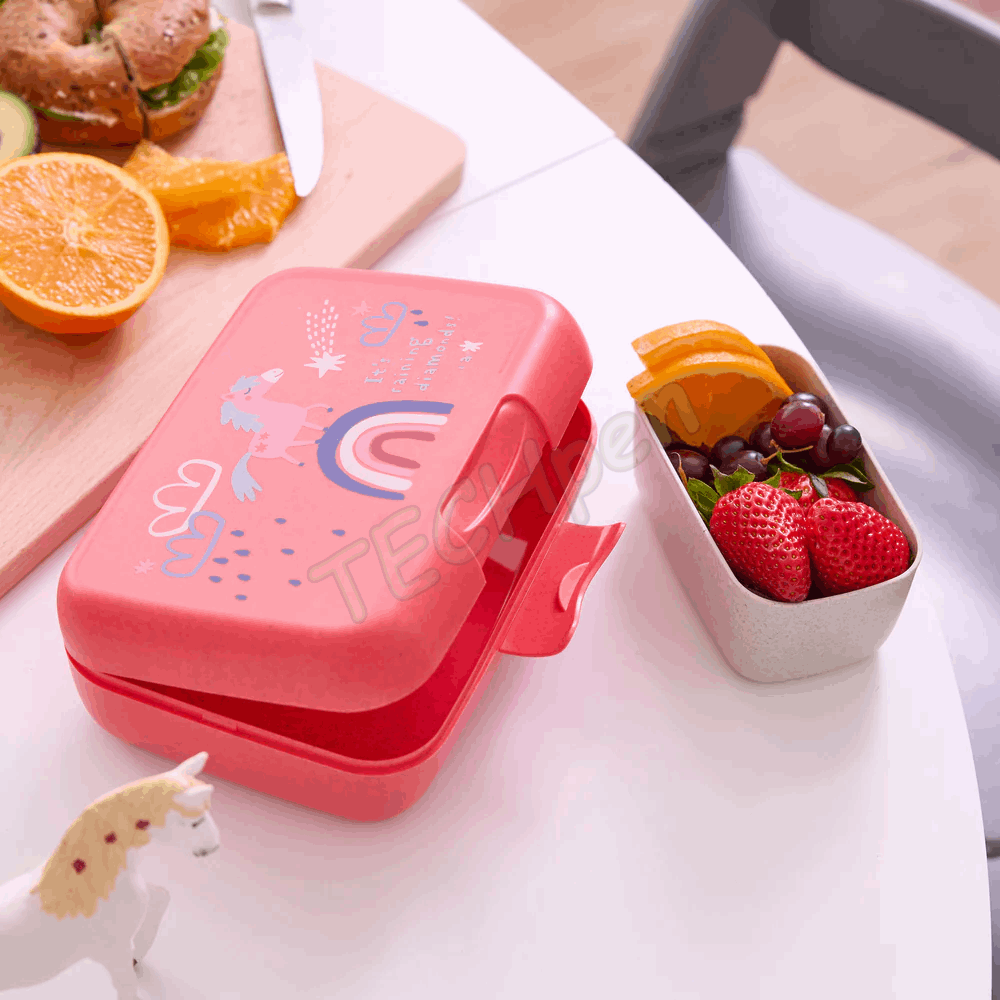 KOZIOL Lunch Box with separation bowl CANDY RED DREAMS 8341745