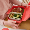 KOZIOL Lunch Box with separation bowl CANDY RED DREAMS 8341745