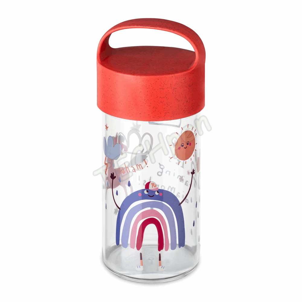 KOZIOL Snackpot / Water Bottle 500 ml BUDDY RED DREAMS 8345745