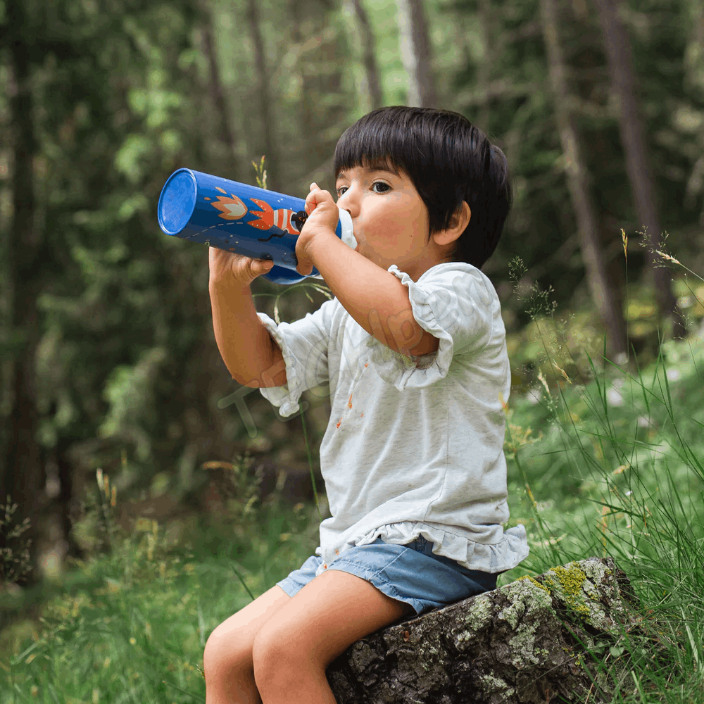 KOZIOL Water Bottle 500ml STAN BLUE SPACE 8350746