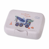 KOZIOL Lunch Box with separation bowl CANDY GREY TRUCKS 8343747