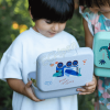 KOZIOL Lunch Box with separation bowl CANDY GREY TRUCKS 8343747